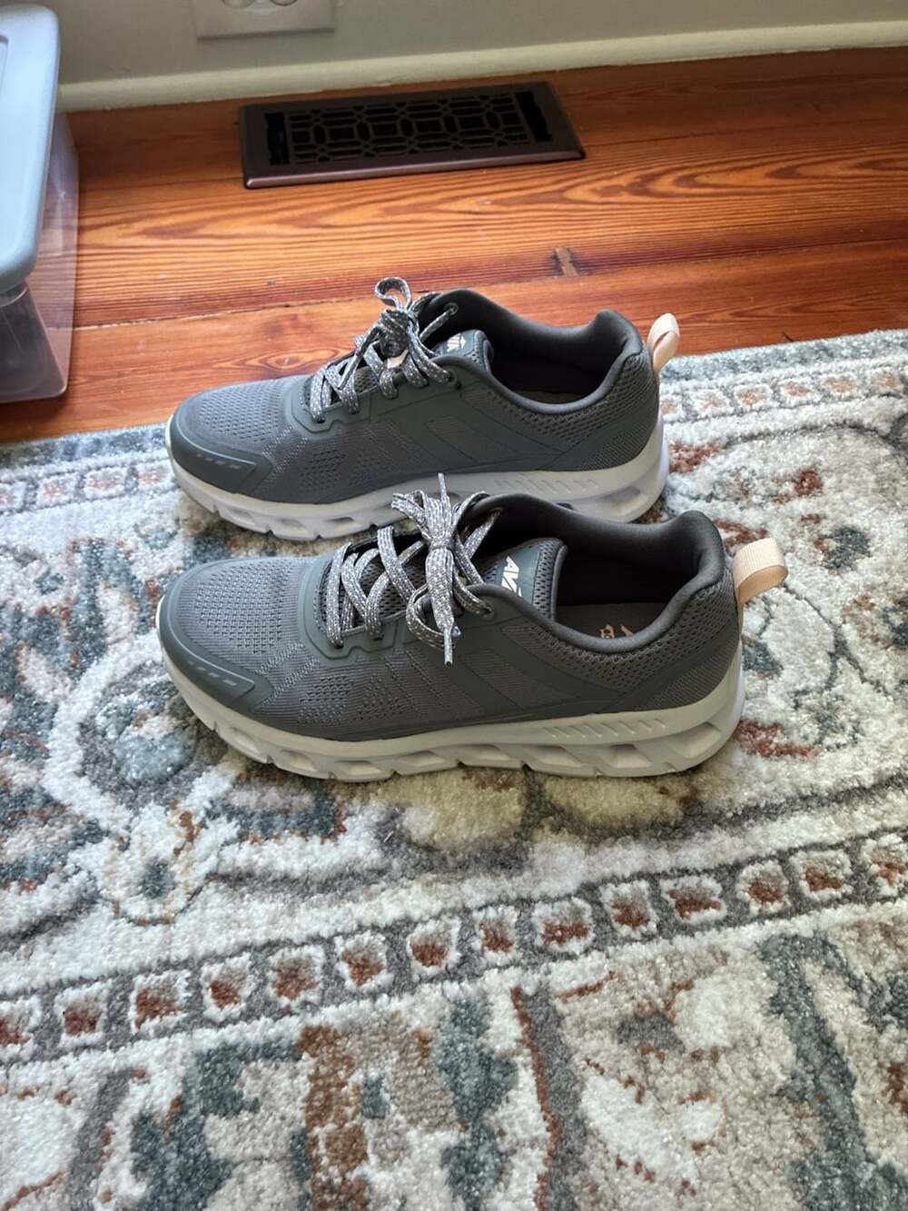 Avia Women's Size 9 Gray Athletic Running Sneakers - Picture 3 of 7